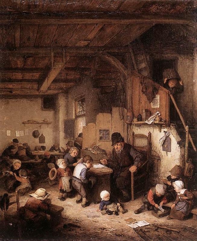 OSTADE, Adriaen Jansz. van The School Master china oil painting image